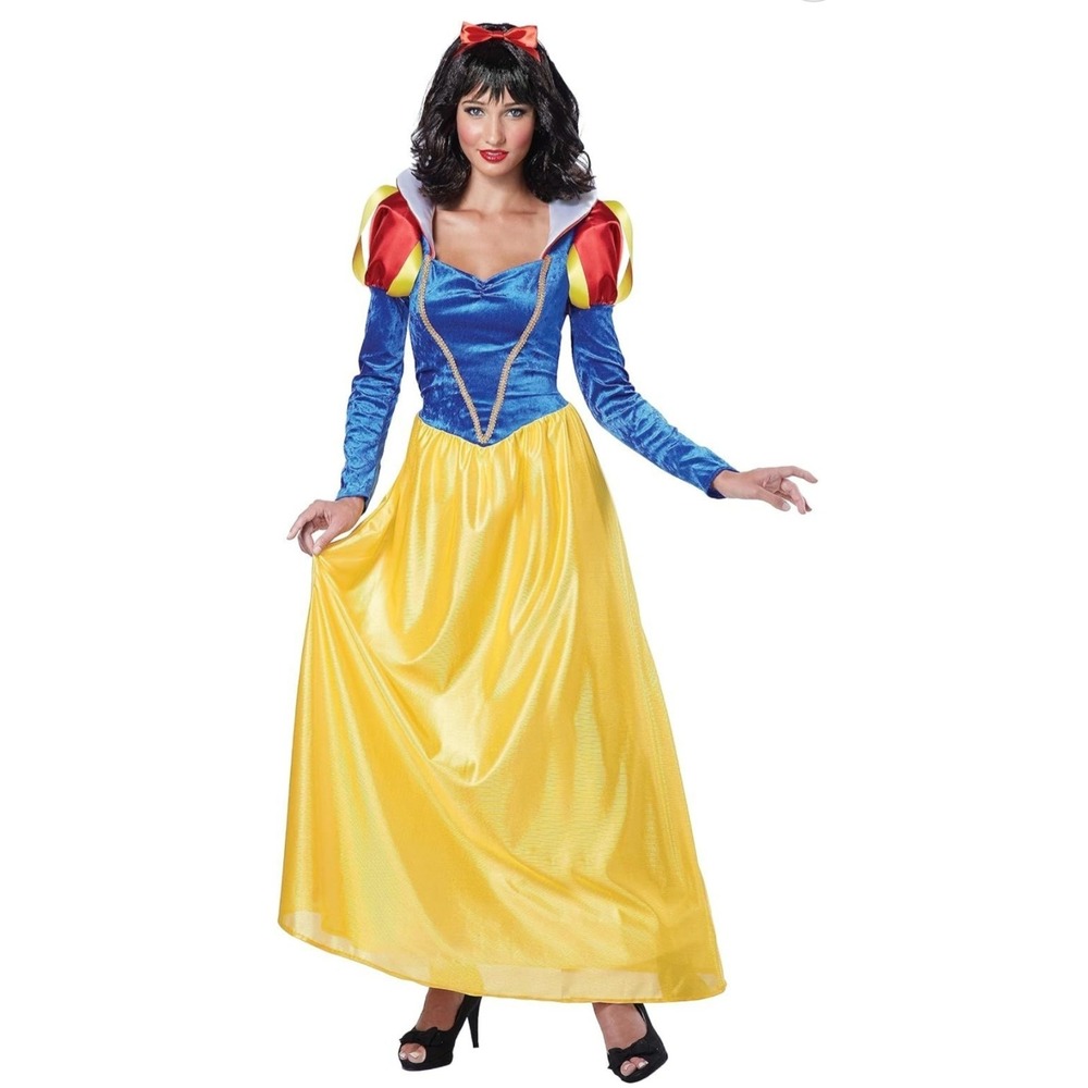 California Costumes Snow White Women's Halloween Costume Size M Missing Hair Bow